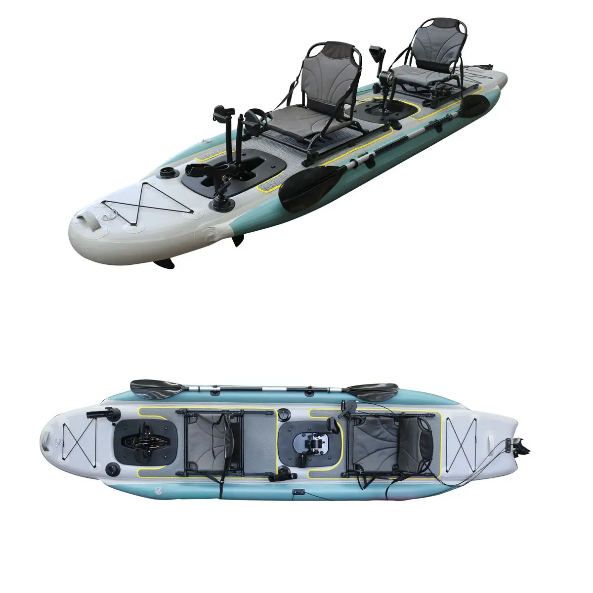 14ft Inflatable Fishing Canoe  - đánh giá và giá Fishing Boat Seat
