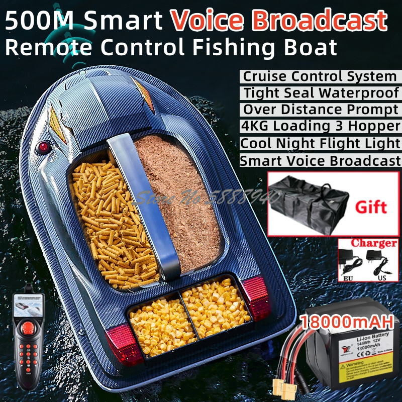 Smart Voice Broadcast RC Bait  - đánh giá và giá Fishing Boat Navigation Light