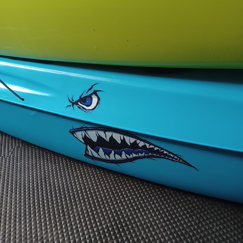 2PCS Shark Teeth Mouth Boat St - đánh giá và giá Fishing Boat Inflatable